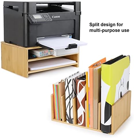 GOBAM Bamboo Desk Organizer with Drawer
