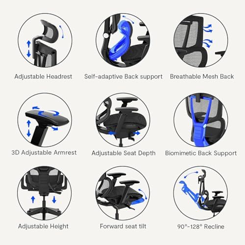 FlexiSpot C7 Premium Ergonomic Office Chair