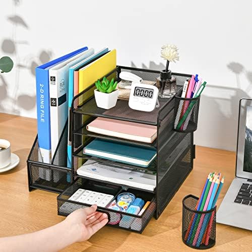 Marbrasse 5-Layer Mesh Desk Organizer