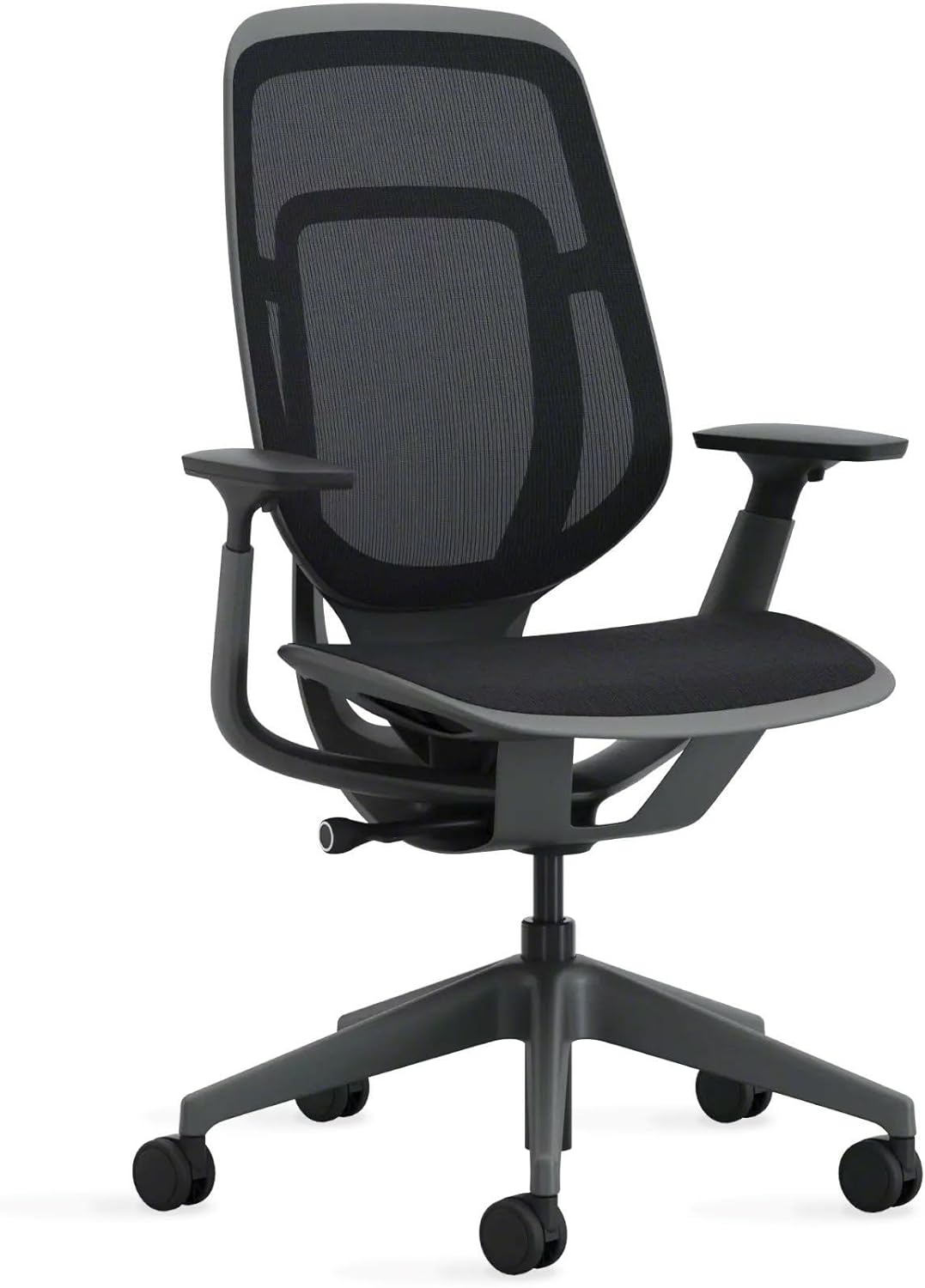 Steelcase Karman Mesh Ergonomic Chair (Black/Black)