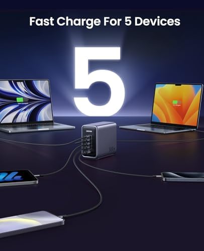 UGREEN Nexode 300W 5-Port GaN Desktop Charger