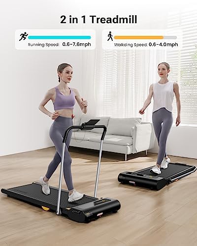 UREVO 2-in-1 Under Desk Treadmill